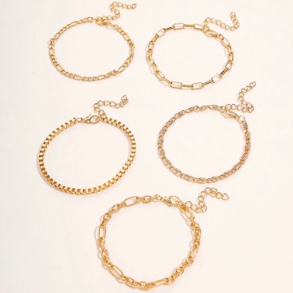 3/$30 💛 5pc Chain Bracelet - Picture 3 of 3